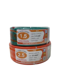 Dây điện 1 lõi ruột mềm - cách điện PVC-FR chậm cháy, điện áp 0.6/1kV - Cu/PVC-FR 90ºC